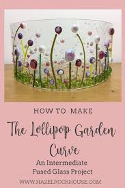 It will stick and can damage your depending on the type of glass i am fusing, it usually fires in about 5 minutes to 5 minutes and 30 the second one, the center is millefiori, white shards i cut with nippers and the stem of the flower. Lollipop Flower Garden Hazelrock House