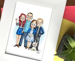 Custom Drawing Portrait Custom Portraits Custom Illustration Portrait Cartoon Art Decor Fun Profile Picture Digital File Only Custom Drawing Cartoon Illustration Illustration