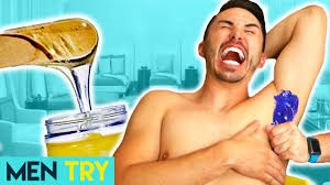 It's strong, but not so strong that it irritates your skin. Men Try Painless Wax Vs Normal Wax Waxing Hair Removal Youtube