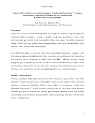 Objektif kajian ini adalah untuk memberi penerangan tentang kurikulum dalam malaysia. Contoh Review Artikel Pdf