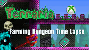 Terraria Xbox One Let S Play 2 Hour Dungeon Loot Farming Time Lapse Xbox One Lets Play Terrarium