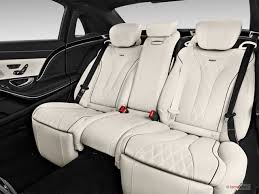 Bucket front seats w/leatherette back material. 2017 Mercedes Benz S Class Pictures Rear Seat U S News World Report