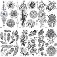 Kostenlose ausmalbilder keltisch malvorlagen bilder zeichnen keltische mandala geometrisch bunt keltische muster. Spitze Schwarz Henna Temporare Tattoo Aufkleber Eule Mandala Wasserdichte Gefalschte Tattoo Body Art Frauen 20x15cm Mehndi Armband Tatoo Paste Sticker Transparent Decal Car Stickersdecal Tattoo Aliexpress