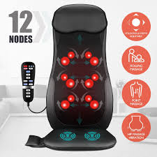 full body back neck car seat massager cushion shiatsu massage chair pad w heat black shiatsu massage shiatsu massage chair massage chair
