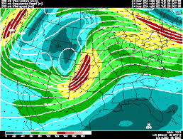 300 mb heights and winds model mode