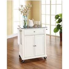 Sears carries kitchen carts to keep your cooking area organized. Crosley Furniture Solid Granite Top Portable Kitchen Cart Cart Or Island In Black Classic Cherry Mahogany Or White Finish Kitchensource Com