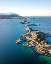 Where is the town of kristiansund located in norway? Die Atlantikstrasse Zwischen Kristiansund Und Alesund