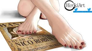 Anime Feet: Fanart Friday: Nico Robin (One Piece)