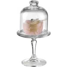 Alzata per torta in acciaio inox. Candela Alzata In Vetro I Giardini Dell Eden 10cm H 19cm Fiori Di Pesco
