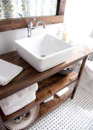 The belfast teak farmhouse sink is a unique solid teak wood kitchen sink made from sustainably sourced teak. 34 Rustic Bathroom Vanities And Cabinets For A Cozy Touch Digsdigs