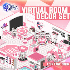 Azur Lane Official On Twitter Virtual Room Decor Set Available Between 4 26 5 15 11 59 P M Pdt Azurlane Kizunaai