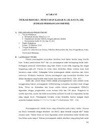 Dalam ulasan kali ini, lifepal merangkum beberapa pertanyaan tentang asuransi yang bisa membantu kamu dalam memahami asuransi. Acara Vi Titrasi Redoks Penetapan Kadar Fe Ii Dan Fe Iii