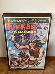Attilanin bizans prensesinden cocugu olur. Tarkan Altin Madalyon Film Afisi 1972 Kartal Tibet Kamran Usluer Zeki Alasya Eva Bender Halit Akcatepe Arzu Film Sezgin Burak Saheseri Nadir Kitap