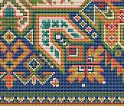 You simply will not find these patterns at your local needle craft store. Large Antique Rug Rectangular Shape Motif 2 Counted Cross Etsy In 2021 Cross Stitch Cushion Cross Stitch Patterns Counted Cross Stitch Patterns