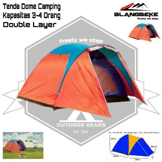 Hasil gambar untuk tenda dome camping"