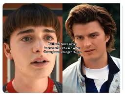 Steve Harrington and Will