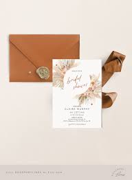 Orange and black bridal shower invitation to print for free. Pin On Shower