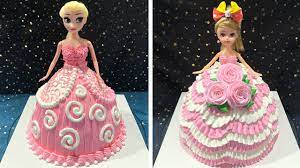 Scroll these kids birthday cakes and cupcakes i to find the perfect recipe. Perfect Barbie Cake Decorating Tutorials For Baby Girl S Birthday Simple Barbie Doll Cake Design Youtube