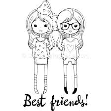 The best best friend coloring pages for girls best coloring pages inspiration and ideas in 2020 cute coloring pages coloring pages for girls emoji coloring pages coloring pages of best friends new top cool friend for girls books beautiful. Cute Girls Best Friends Coloring Page Free Printable Coloring Pages For Kids