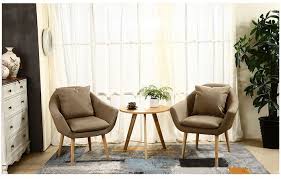 Balcony Three Piece Set Of Tables And Chairs Modern Simple Bedroom Living Room Small Sofa Nordic Cloth Leisur Simple Bedroom Small Living Rooms Wholesale Decor