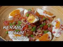 Kerabu nangka telur masin features a combination of unripe jackfruit and salted eggs. Kerabu Telur Masin Youtube