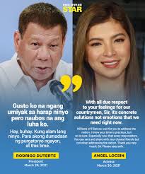 It was around this month in 2019 when the couple announced their engagement. The Philippine Star On Twitter Actress Angel Locsin Responded To President Rodrigo Duterte After He Said In An Address Last Monday That He Wanted To Cry Because Of The Health Crisis In