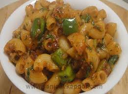 How To Make Chilli Capsicum Macaroni Recipe By Masterchef Sanjeev Kapoor Recipe Capsicum Recipes Macaroni Recipes Easy Macaroni