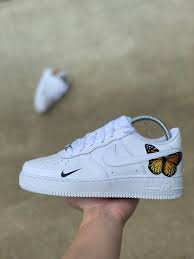 Custom Air Force 1 Butterfly Air Force 1 Etsy Cute Shoes Nike Air Shoes Me Too Shoes