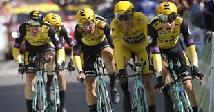 Best moment of the jumbo visma documentary was george bennett, while being 4th in the general classification, going back to the team car asking how the final of the cricket world championship was going. Team Jumbo Visma Team Jumbo Visma And Lazer Helmets Extend And