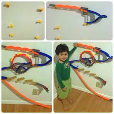 As the name suggests this track set could be mounted on the wall when used for playing the various hot wheels cars by the kids. Get The Toys Off The Floor Sheknows