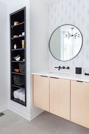 Label each file with its contents to boost organization. 25 Clever Stylish Bathroom Storage Ideas