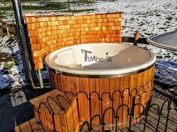 Badefass Gfk Thermoholz Mit Integriertem Ofen Wellness Royal David Schwyz Schweiz 5 Badefass Whirlpool Baden
