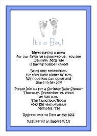 Save on paper and stamps and invite your relatives and friends in original style. 3rd Baby Boy Shower Invitations Wording Boy Footprints Invitations For Baby Shower Baby Shower Invitation Wording Boy Sprinkle Baby Shower Baby Boy Sprinkle