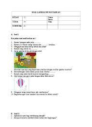 Maybe you would like to learn more about one of these? Soal Uas Kelas 2 Tema 4 Hidup Bersih Dan Sehat