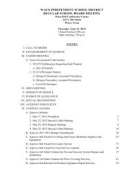 American silver co., associated silver co. To Open This Meeting S Agenda Pdf Waco Isd