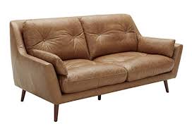 It's topped with removable seat and back cushions filled with a down and foam blend. Amazon Brand Rivet Brooker Down Filled Mid Century Sofa 76 W Top Grain Leather Cognac Buy Online In Angola At Angola Desertcart Com Productid 165343134