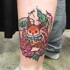 Custom Eevee Piece By Helen Meowl Tattoos Done At Chronic Ink Tattoo Toronto Canada Tattoos Ink Tattoo Neo Traditional Tattoo
