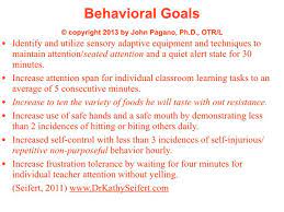 Sample Occupational Therapy Goals Related To The Sensory Processing Occupational Therapy Schools Pediatric Occupational Therapy Occupational Therapy Activities