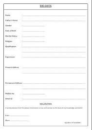Hiring full & part time. Biodata Formats Free Job Cv Example Biodata Format Bio Data Bio Data For Marriage