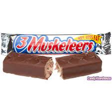 South Suburban Savings Rare Buy 2 Get 1 Free Coupon For Three Musketeers Chocolate Candy Bar Candy Bar Candy