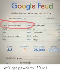 In this project, i worked together with google trends to investigate the ~4400 most asked questions about cats and dogs that start with the word why in google search. 25 Best Memes About Google Feud Google Feud Memes