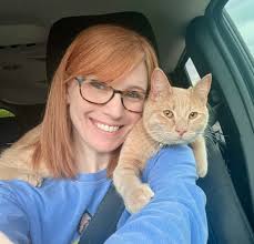 Missing orange tabby kitty found in garage