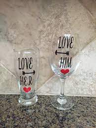 Maybe you would like to learn more about one of these? Valentine S Day Wine Glasses Valentines Gift For Him Her Love Him Love Her Wine Beer Glass S Valentines Day Wine Valentines Wine Valentines Gifts For Him