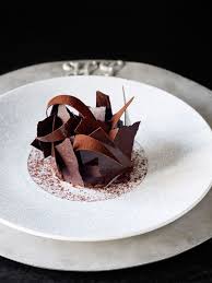 Black Forest Valrhona 70 Guanaja Chocolate Textures Of Morello Cherry Sour Cream At Huka Lodge Tau Fine Dining Desserts Food Plating Dessert Decoration