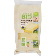 Gruyere Bio Igp Carrefour Bio Emballage De Boulangerie Bio Paquet