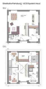 Grundriss Stadtvilla Quadratisch Mit Loft Charakter Klinker Fassade 4 Zimmer 150 Qm Wfl Er Grundriss Stadtvilla Haus Grundriss Grundriss Einfamilienhaus