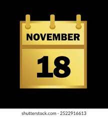 1,568 18 November Calendar Images, Stock Photos, 3D objects, & Vectors |  Shutterstock