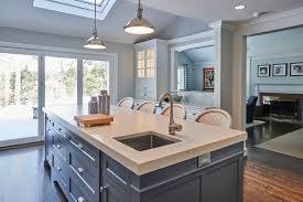 Functional storage cabinet has two tempered glass doors that open to four adjustable shelves for versatile storage. Home Remodel Interior Design Trends In The Greater Boston Area Wiese