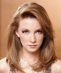 Long waves for special occasions. Long Straight Light Brunette Hairstyle