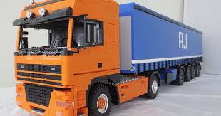 Lego Daf Xf Truck Lego Ideeen Lego Vrachtwagens